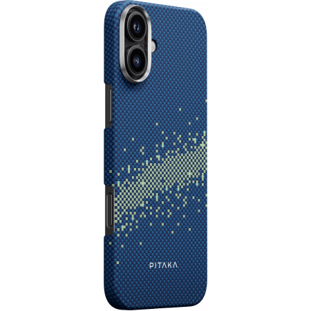 Чехол из арамидного волокна с поддержкой MagSafe PITAKA Case (MILKY WAY) для iPhone 16 Plus