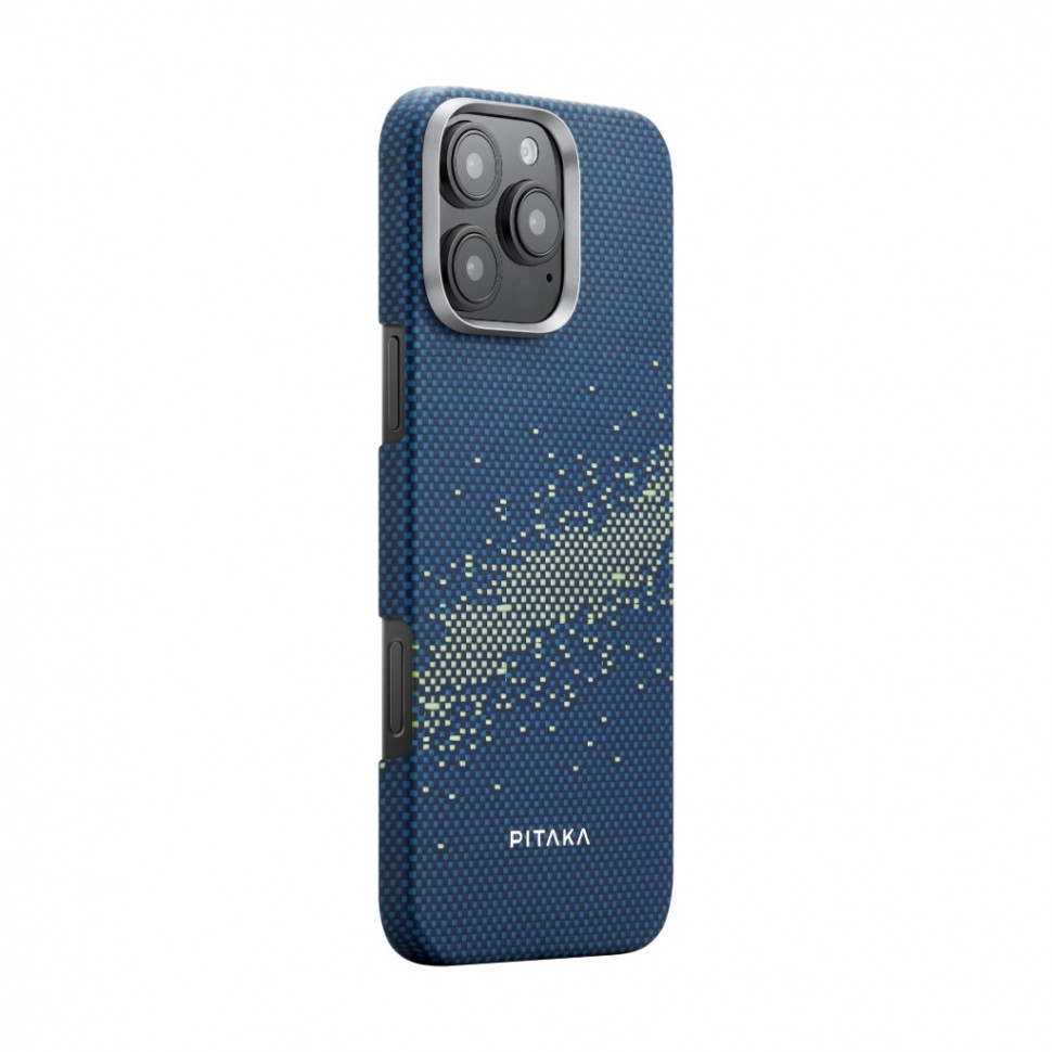 Чехол из арамидного волокна с поддержкой MagSafe PITAKA Case (MILKY WAY) для iPhone 16 Pro Max