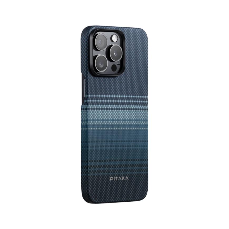 Чехол из арамидного волокна с поддержкой MagSafe PITAKA Case (Moonrise) для iPhone 15 Pro Max