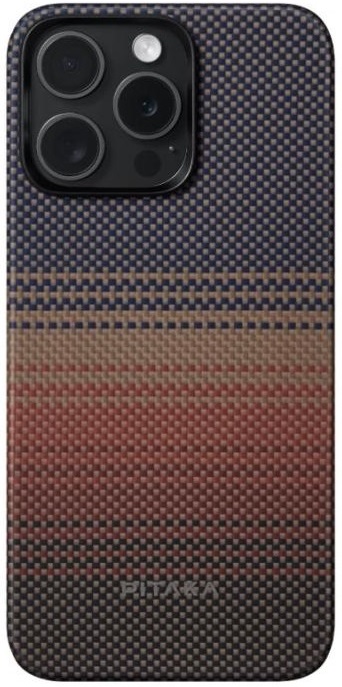 Чехол из арамидного волокна с поддержкой MagSafe PITAKA Case (Sunset) для iPhone 15 Pro Max