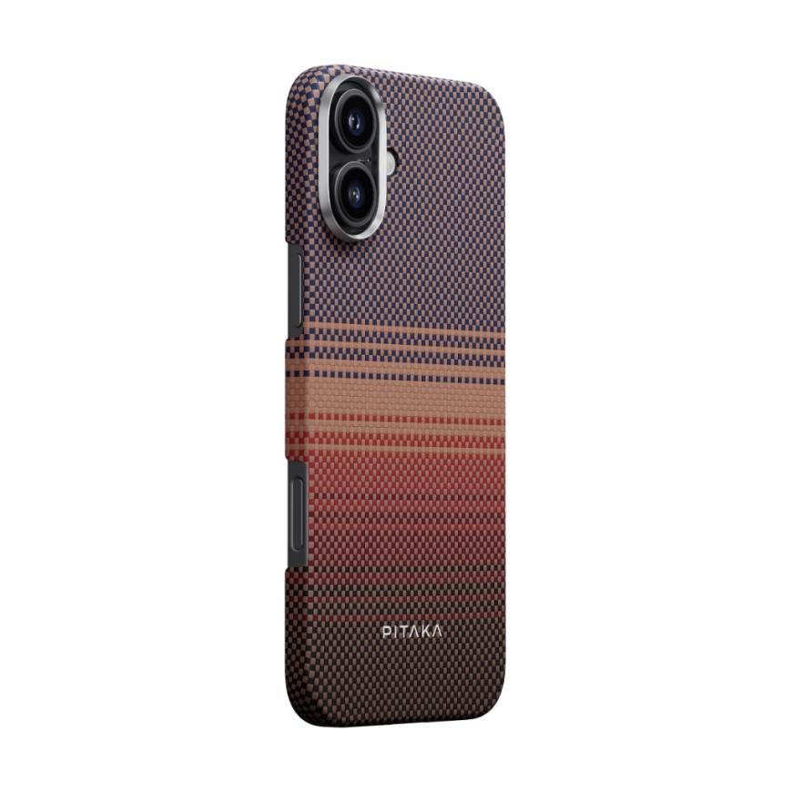 Чехол из арамидного волокна с поддержкой MagSafe PITAKA Case (Sunset) для iPhone 16 Plus