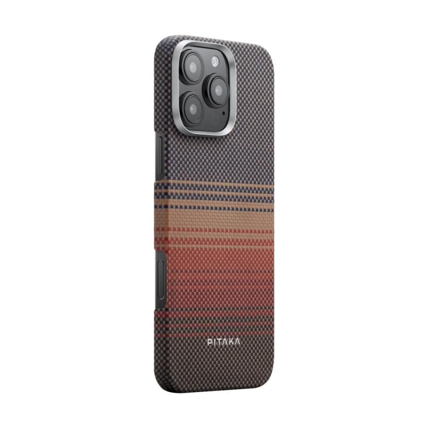 Чехол из арамидного волокна с поддержкой MagSafe PITAKA Case (Sunset) для iPhone 16 Pro